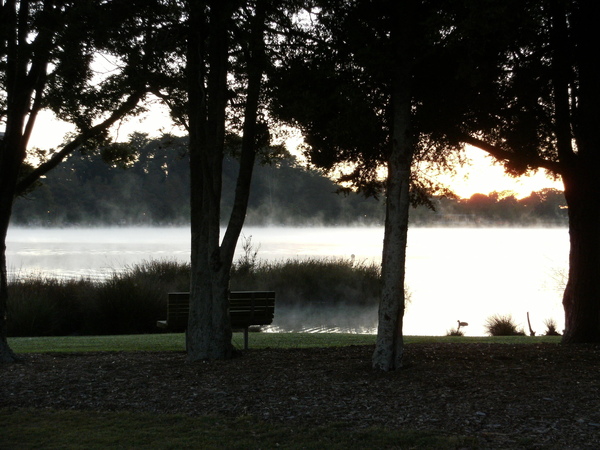 清晨的湖邊總是充滿著冷僻的霧氣.JPG 清晨的湖邊總是充滿著冷僻的霧氣.JPG