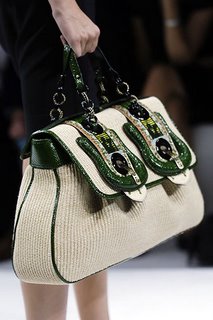 Straw B Fendi Bag with embroidery and green python trim.jpg