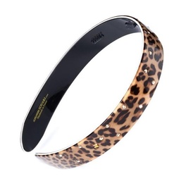 Swarovski水晶配豹紋圖案髮箍Alexandre Zouari 2009 秋冬系列 .jpg