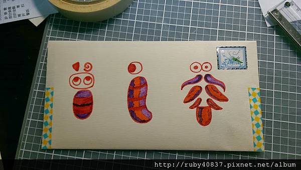 生日書籤卡-言0-自製信封-正面