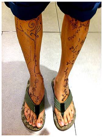 超酷的Henna圖騰