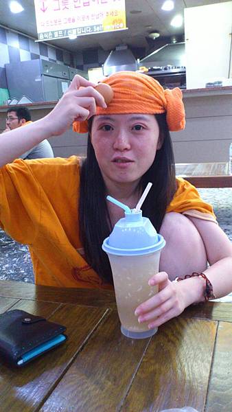 吃蛋!!加米做的飲料!!