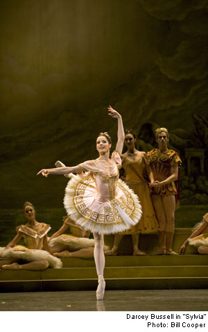 Darcey Bussell in Ashton's Sylvia, in her farewell performance Darcey Bussell in Ashton's Sylvia, in her farewell performance