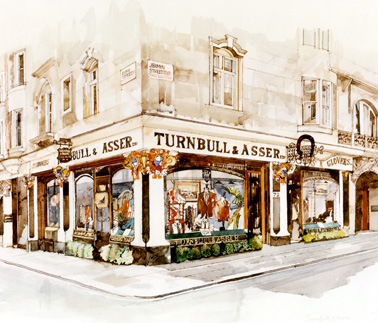 Jermyn Street in drawing Jermyn Street in drawing