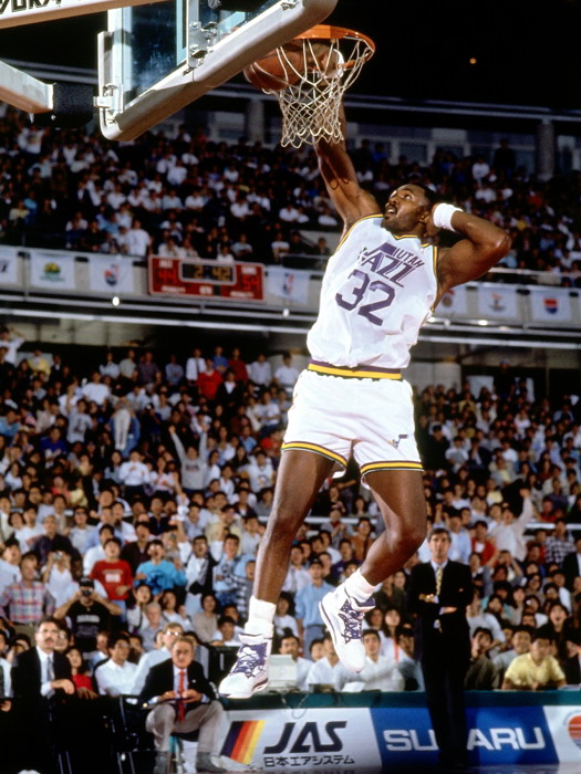 karl malone dunk