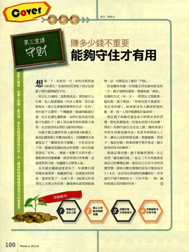 Money錢No65--學會6堂課打造成功人生-06