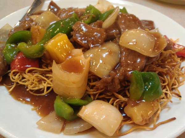 Beef Satay Pan Fried Noodle