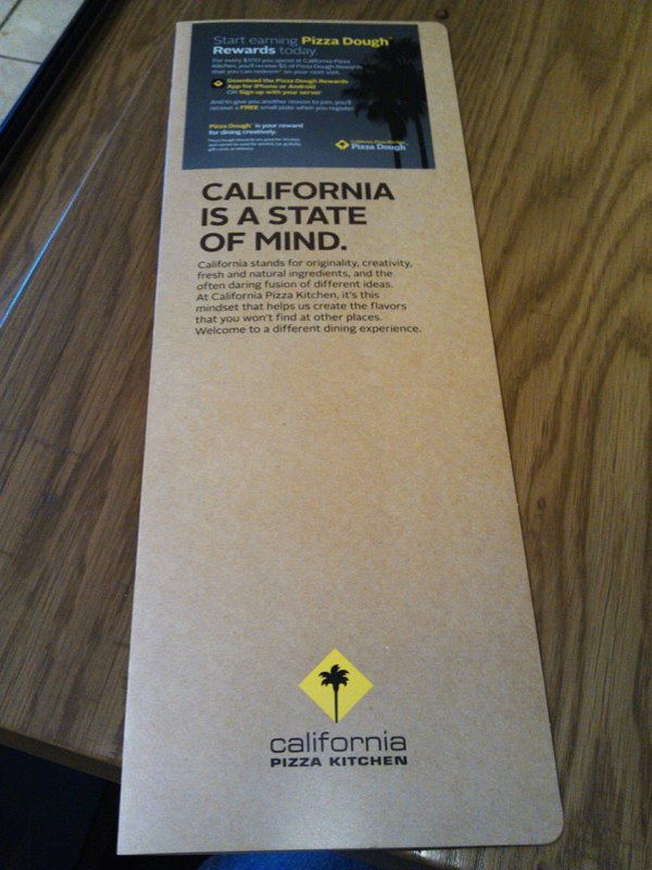 Front Menu - Go online to check out full menu