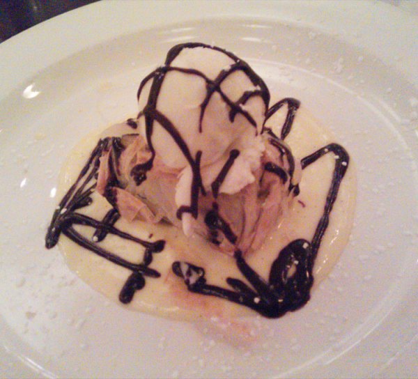 Phyllo Brownie with Ice Cream