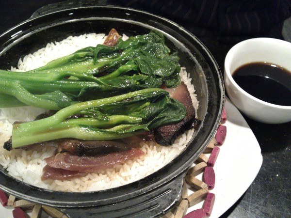 Chinese Sausage & Preserved Pork Clay Pot Rice
