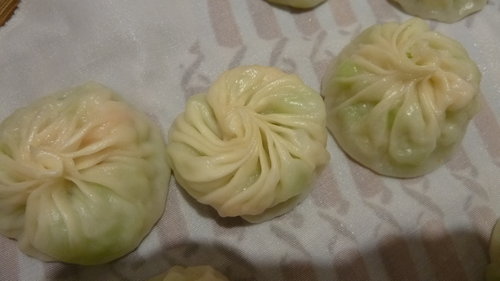 鼎泰豐18摺絲瓜小籠包 在台北101 鼎泰豐18摺絲瓜小籠包 在台北101