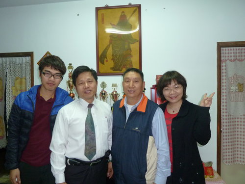 東森電視吳記者與鹽燈陳淑芬新春文薈