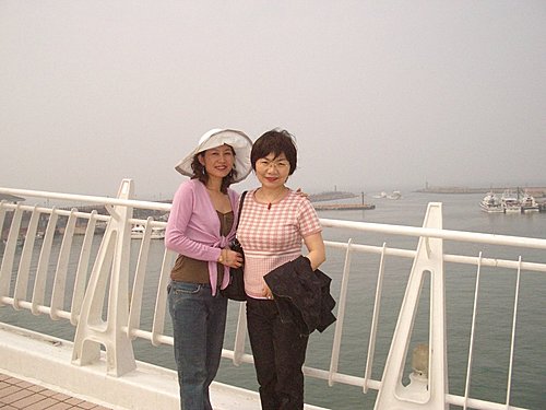 北京大學教授陳昌鳳與台灣學生陳淑芬 北京大學教授陳昌鳳與台灣學生陳淑芬