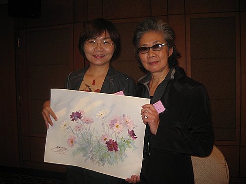 粱丹丰花卉水彩畫 象山第一站蒐藏 粱丹丰花卉水彩畫 象山第一站蒐藏