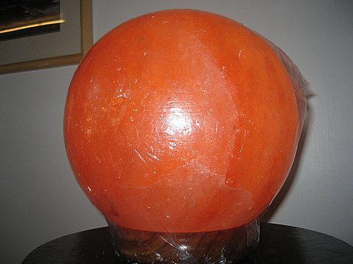 喜馬拉雅山玫瑰鹽燈之八吋圓球鹽燈 喜馬拉雅山玫瑰鹽燈之八吋圓球鹽燈