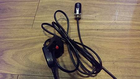 鹽燈安全電線 有自動斷電裝置 電線有兩層防火材質包覆