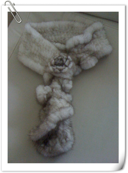 水貂毛圍巾 水貂毛圍巾