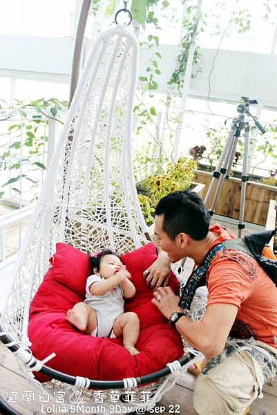 葡萄馬麻推薦宜蘭香草菲菲 有Baby吊籃椅 快點我去看!