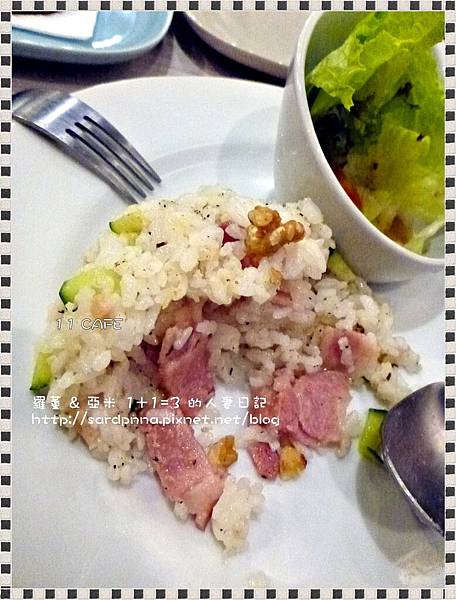 商業午餐~培根蘑菇拌飯 (7)