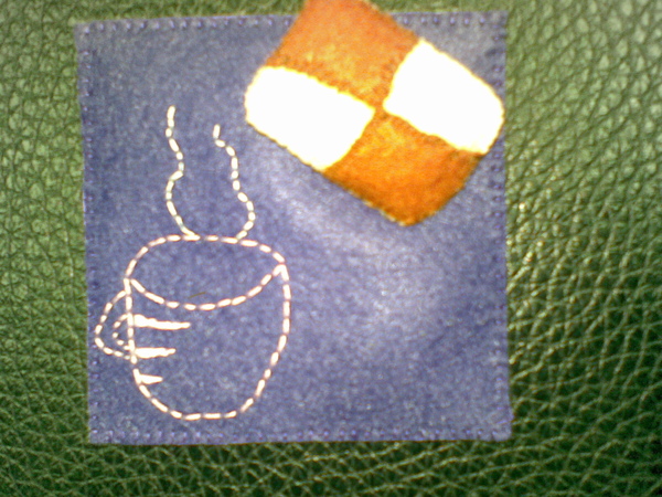 悠閒下午茶杯墊