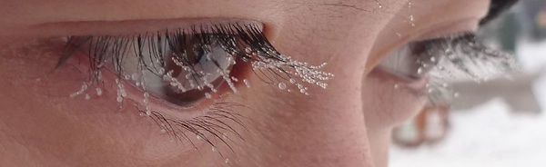 眼睫毛結冰 part 2 近照