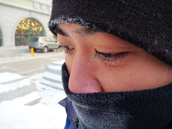 眼睫毛結冰 part 3