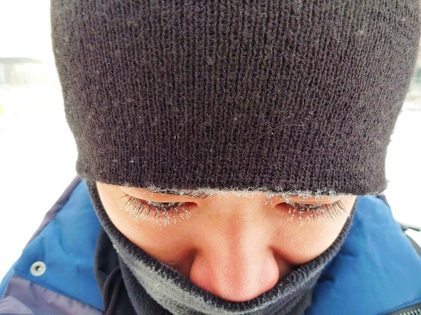 眼睫毛結冰 part 1