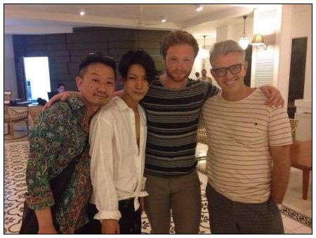 和JG電影共演的外國演員合照!