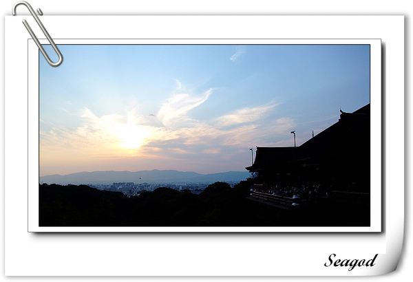 清水寺夕陽