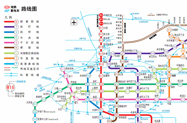 大阪交通圖