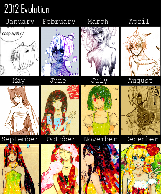 2012繪師進化錄 手繪