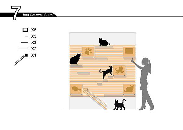 貓牆-組合參考-210cm