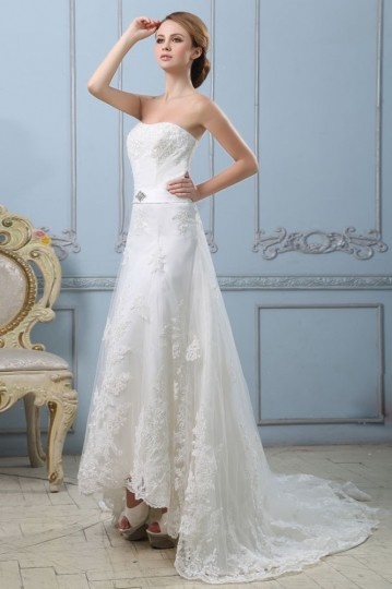 cheap strapless wedding dresses