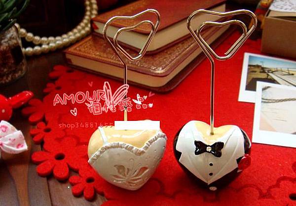 新娘新郎夾牌 新娘新郎夾牌