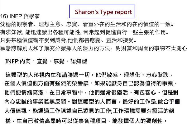 Sharon type Sharon type