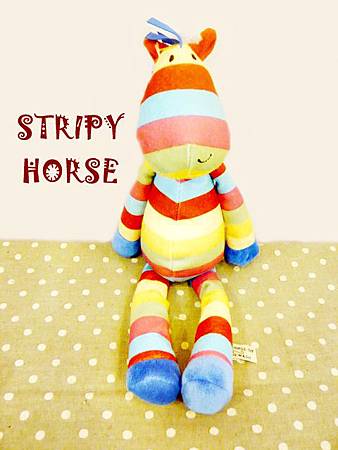 stripy horse toy