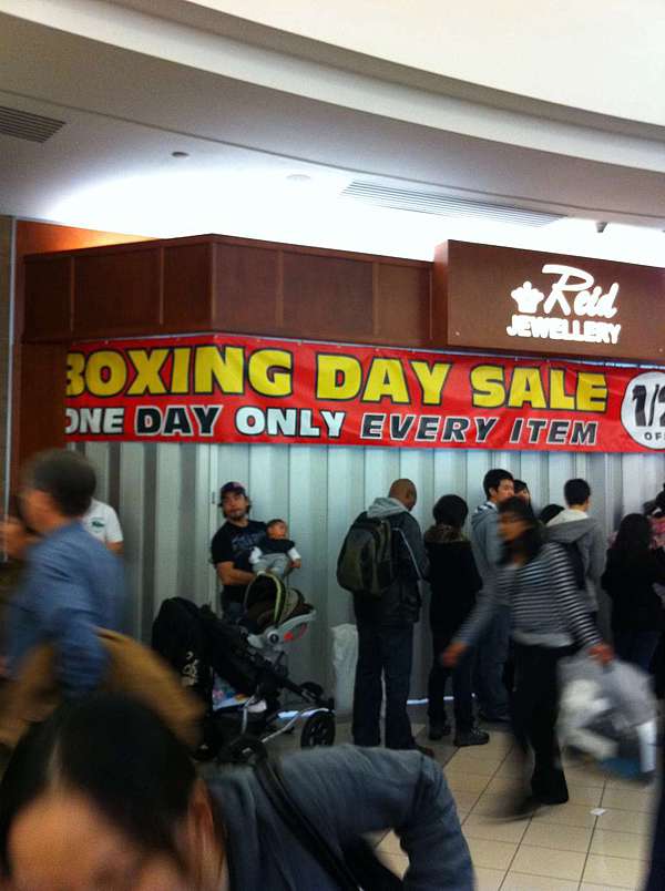 boxing day timberland sales