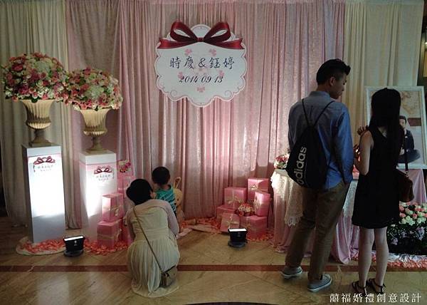 桃園住都飯店-甜蜜粉佈置