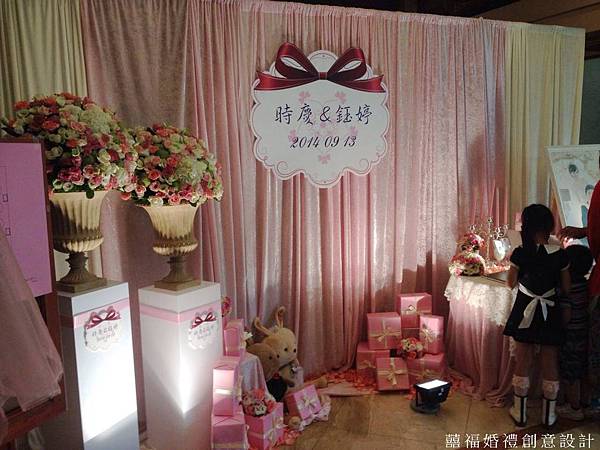 桃園住都飯店-甜蜜粉佈置