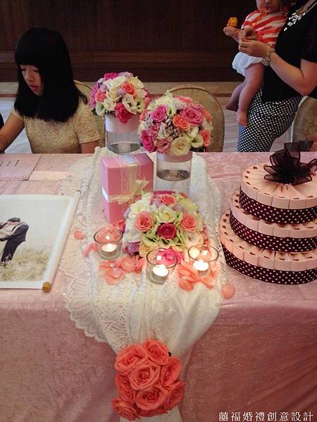 桃園住都飯店-甜蜜粉佈置