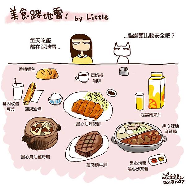 20131027美食踩地雷