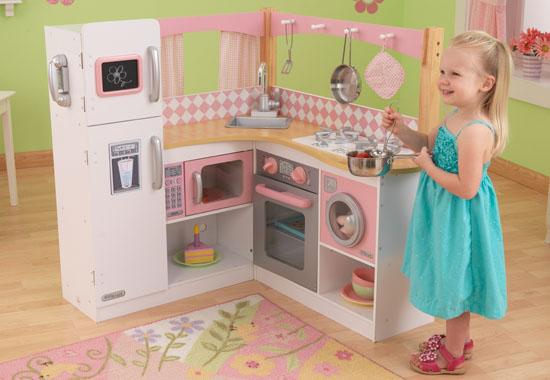 kidkraft grand gourmet corner kitchen play set