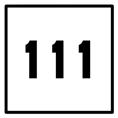 111標誌