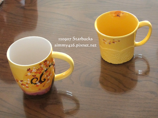 120907 Starbucks 秋光瀲灩馬克杯 + 秋悅時光馬克杯