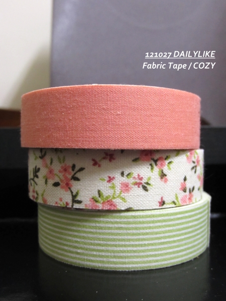 121027 DAILYLIKE Fabric Tape - COZY