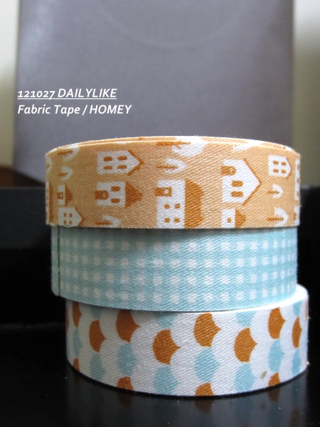 121027 DAILYLIKE Fabric Tape - HOMEY