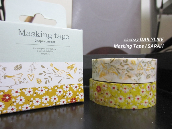 121027 DAILYLIKE Masking Tape - SARAH