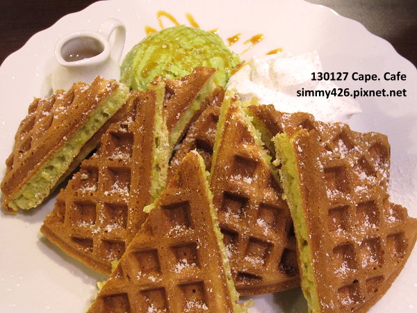 Cape. Cafe‧抹茶芝麻鬆餅套餐(1)