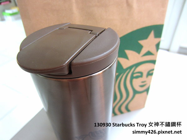 130930 Starbucks Troy 女神不鏽鋼杯(4)