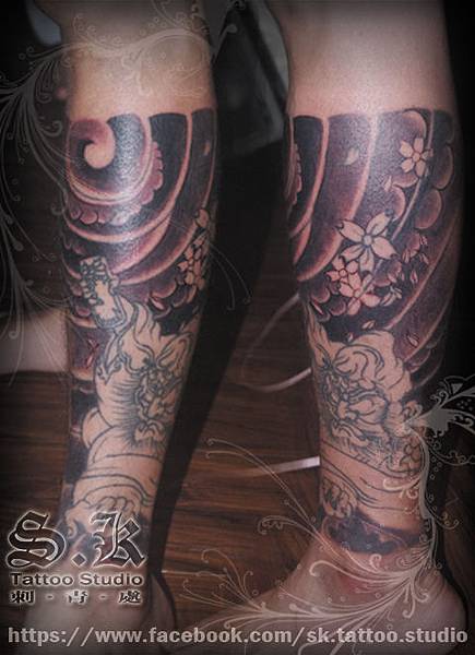 驅魔真君 鍾馗帝君 S K 刺青處tattoo Studio 謝小克 Ian Hsieh 痞客邦